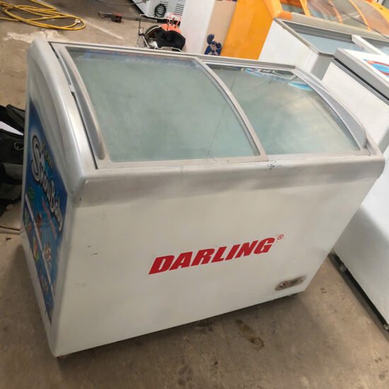 Thanh Lý Tủ Đông Trưng Bày Kem Mặt Kính Darling 350l